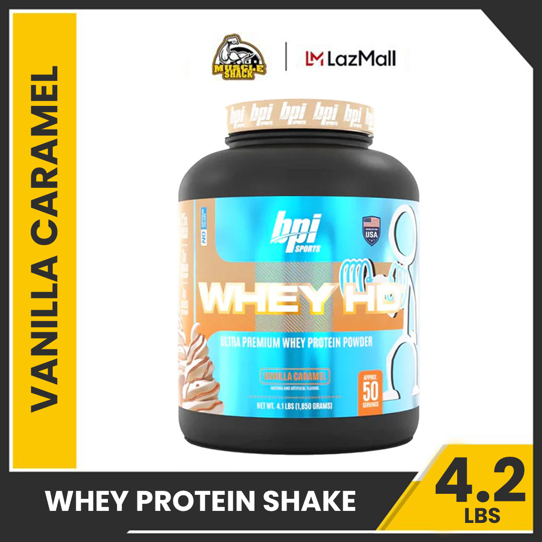 BPI Sports Whey-HD - 4.1lbs MUSCLE RECOVERY ULTRA PREMUIM WHEY PROTEIN POWDER