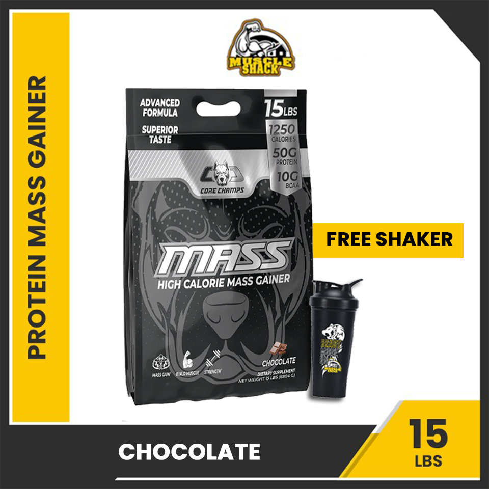Core Champs Mass Gainer Chocolate - 15lbs | Mass Gainer | Muscle Bulding | Muscle Recovery
