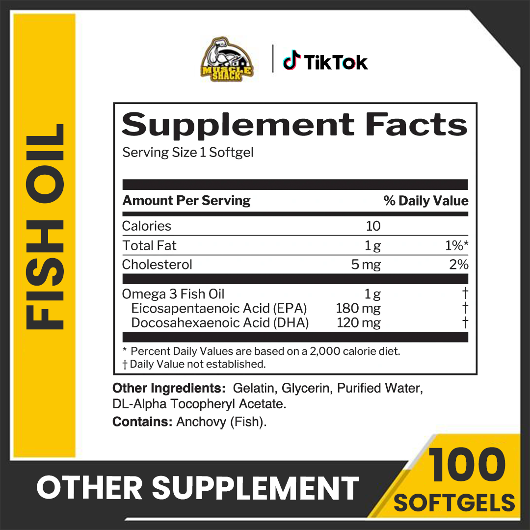 Rule 1 Fish oil Omega 3 | 100 SoftGels| Improve your Intelligence, Stress Relieved || FISH OIL ||
