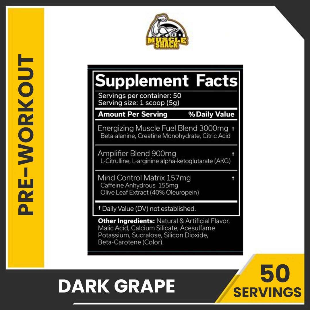 JNX Sports The Curse - 50 Servings Dark Grape | Pre workout | ENHANCE YOUR ENERGY & PERFORMANCE |