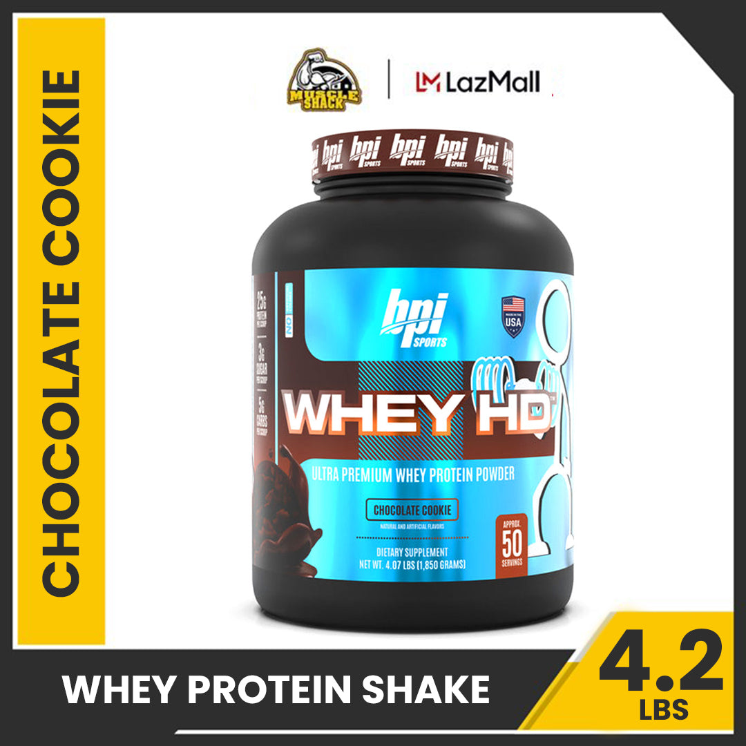 BPI Sports Whey-HD - 4.1lbs MUSCLE RECOVERY ULTRA PREMUIM WHEY PROTEIN POWDER