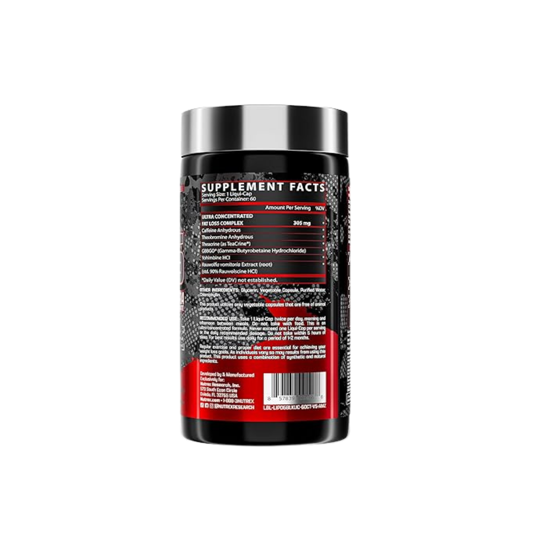 Nutrex Lipo-6 Black Ultra Concentrate - 60 Capsules