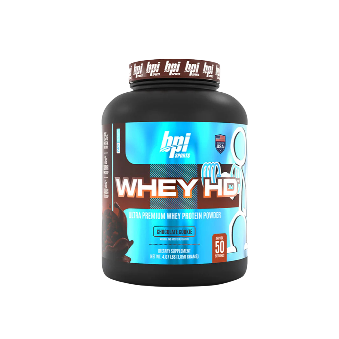 BPI Sports Whey-HD - 4.1lbs MUSCLE RECOVERY ULTRA PREMUIM WHEY PROTEIN POWDER