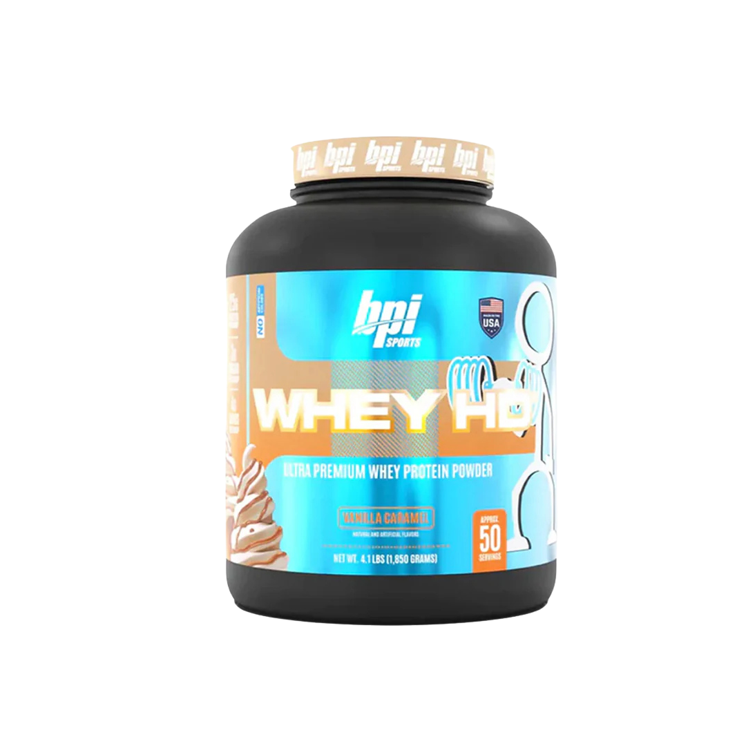 BPI Sports Whey-HD - 4.1lbs MUSCLE RECOVERY ULTRA PREMUIM WHEY PROTEIN POWDER