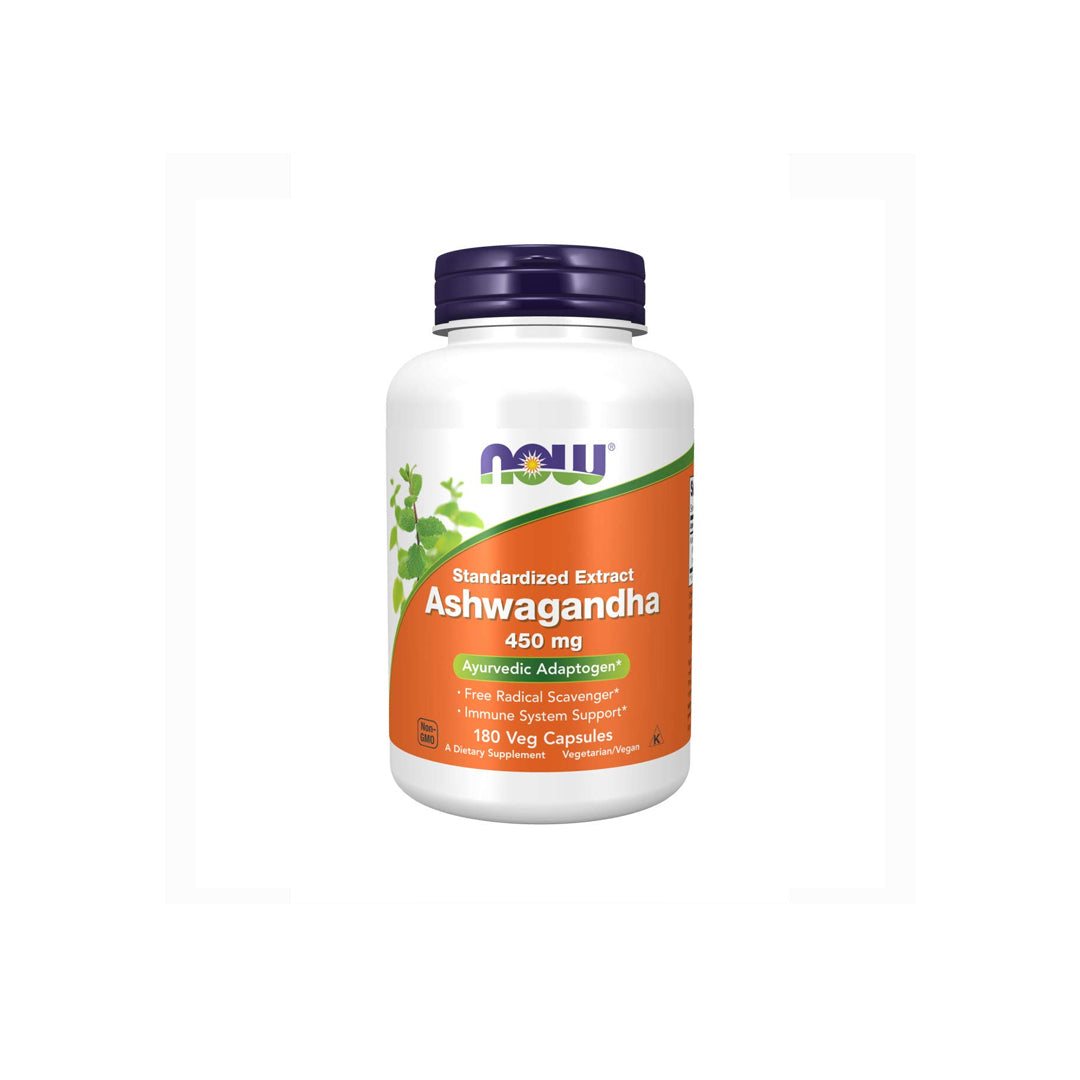 Now Foods Ashwagandha Extract (450mg) - 90 Veggie Capsules