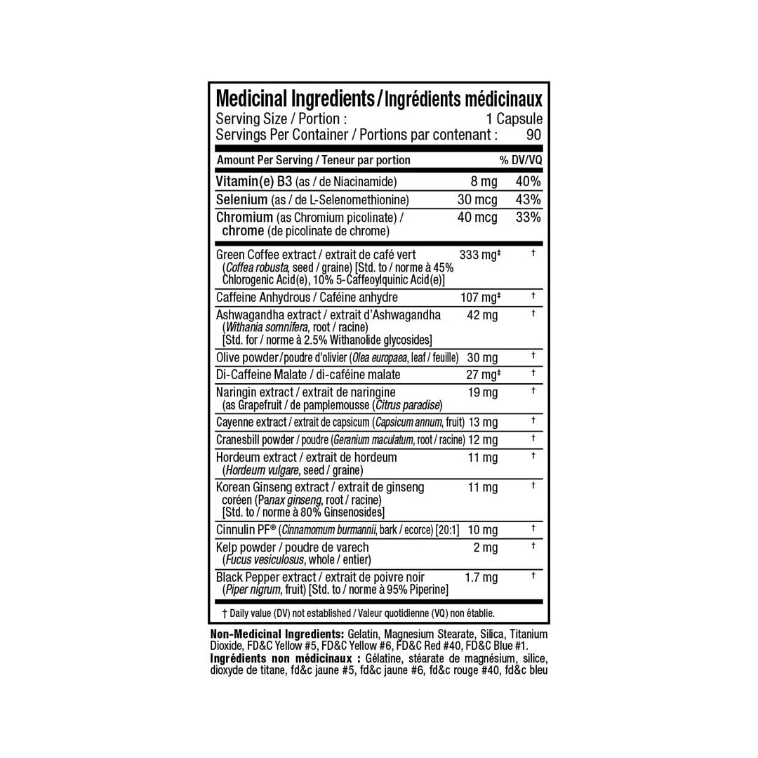 AllMax Nutrition Rapid Cuts Shredded Fat Burner - 90 Capsules