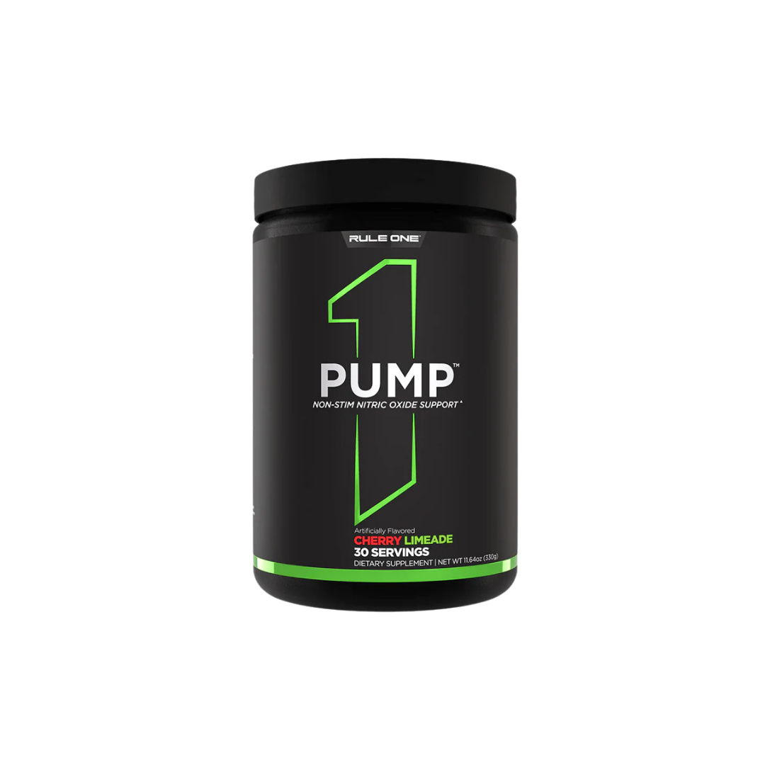 Rule 1 Pump, Cherry Limeade | 30 Servings | Pre-workout | 330g, Boost your Power and Energy.