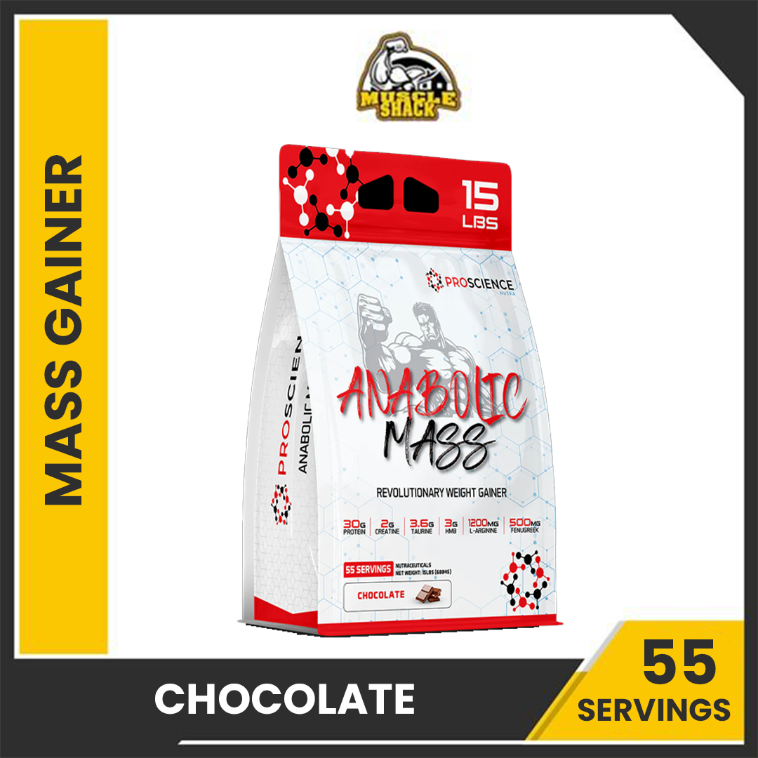 PROSCIENCE ANABOLIC MASS GAINER 15LBS | CHOCOLATE | MUSCLE GROWTH | MUSCLE BUILDING |