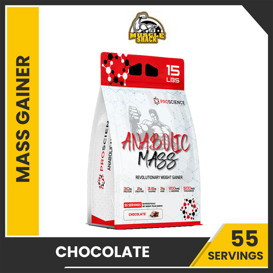 PROSCIENCE ANABOLIC MASS GAINER 15LBS | CHOCOLATE | MUSCLE GROWTH | MUSCLE BUILDING |