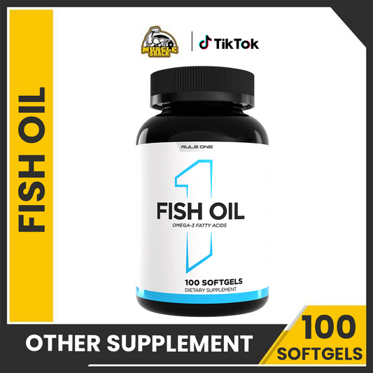 Rule 1 Fish oil Omega 3 | 100 SoftGels| Improve your Intelligence,  Stress Relieved || FISH OIL ||