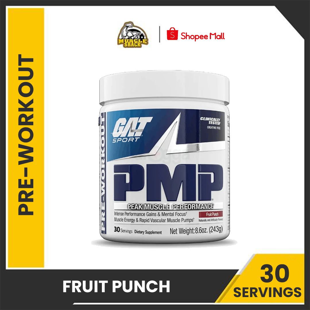 GAT PMP Pre-Workout | Fruit Punch | POWER BOOSTER | INCREASE MAX REPS | ENHANCE YOUR STAMINA |