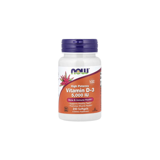 Now Foods Vitamin D-3 (5,000 IU) - 240 Softgels