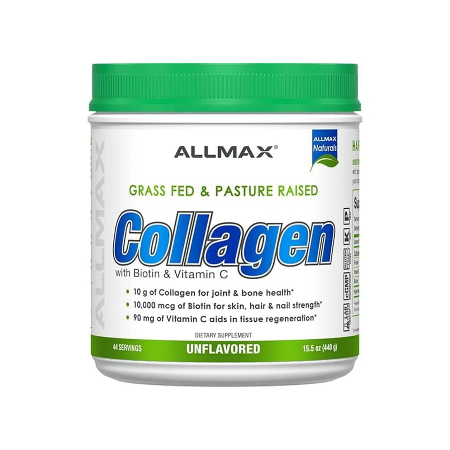 AllMax Nutrition Collagen W/ Biotin + Vitamin C - 44 Servings | AllMax Nutrition