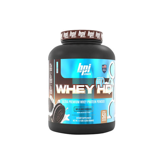 BPI Sports Whey-HD - 4.1lbs MUSCLE RECOVERY ULTRA PREMUIM WHEY PROTEIN POWDER
