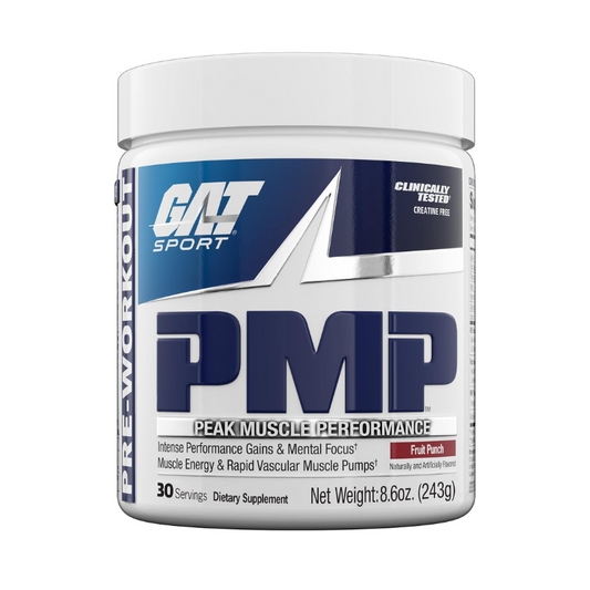 GAT PMP Pre-Workout | Fruit Punch | POWER BOOSTER | INCREASE MAX REPS | ENHANCE YOUR STAMINA |