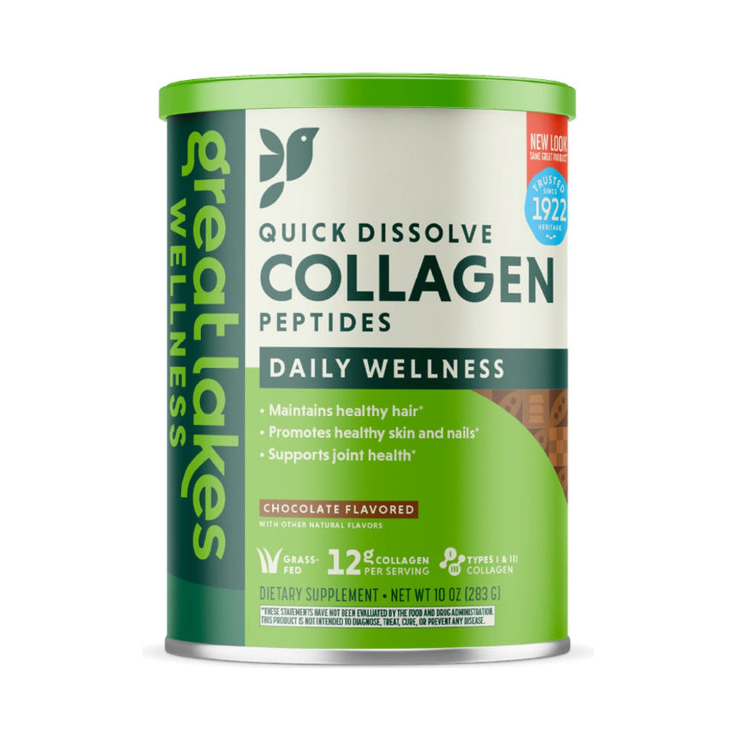 Great Lakes Wellness Collagen Peptides - 10oz | 22 Servings