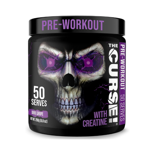 JNX Sports The Curse - 50 Servings Dark Grape | Pre workout | ENHANCE YOUR ENERGY & PERFORMANCE |