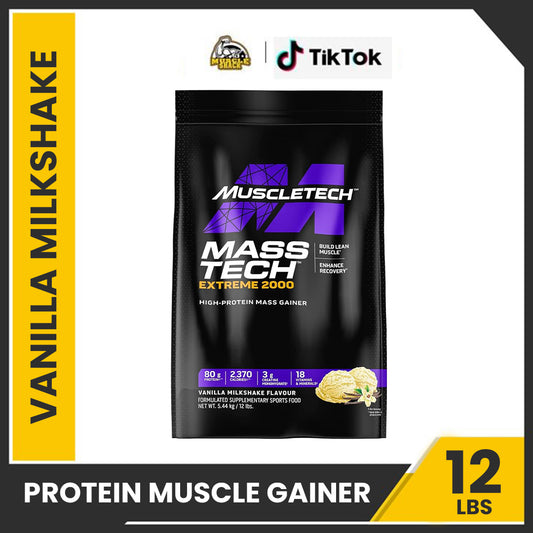 MuscleTech 100% Mass Gainer Chocolate Fudge Brownie - 5.15lbs