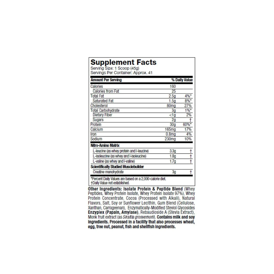 MUSCLETECH WHEY PROTEIN | CHOCOLATE 4LBS | MUSCLE GROWTH | ENHANCE MUSCLE MASS | IMPROVE STRENGTH |