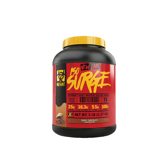 MUTANT ISO SURGE - WHEY PROTEIN ISOLATE & HYDROLYSATE - 5LBS - TRIPLE CHOCOLATE