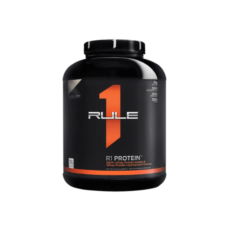 RULE 1 R1 PROTEIN - 100% WHEY PROTEIN ISOLATE & HYDROLYSATE - 5LBS - CHOCOLATE FUDGE
