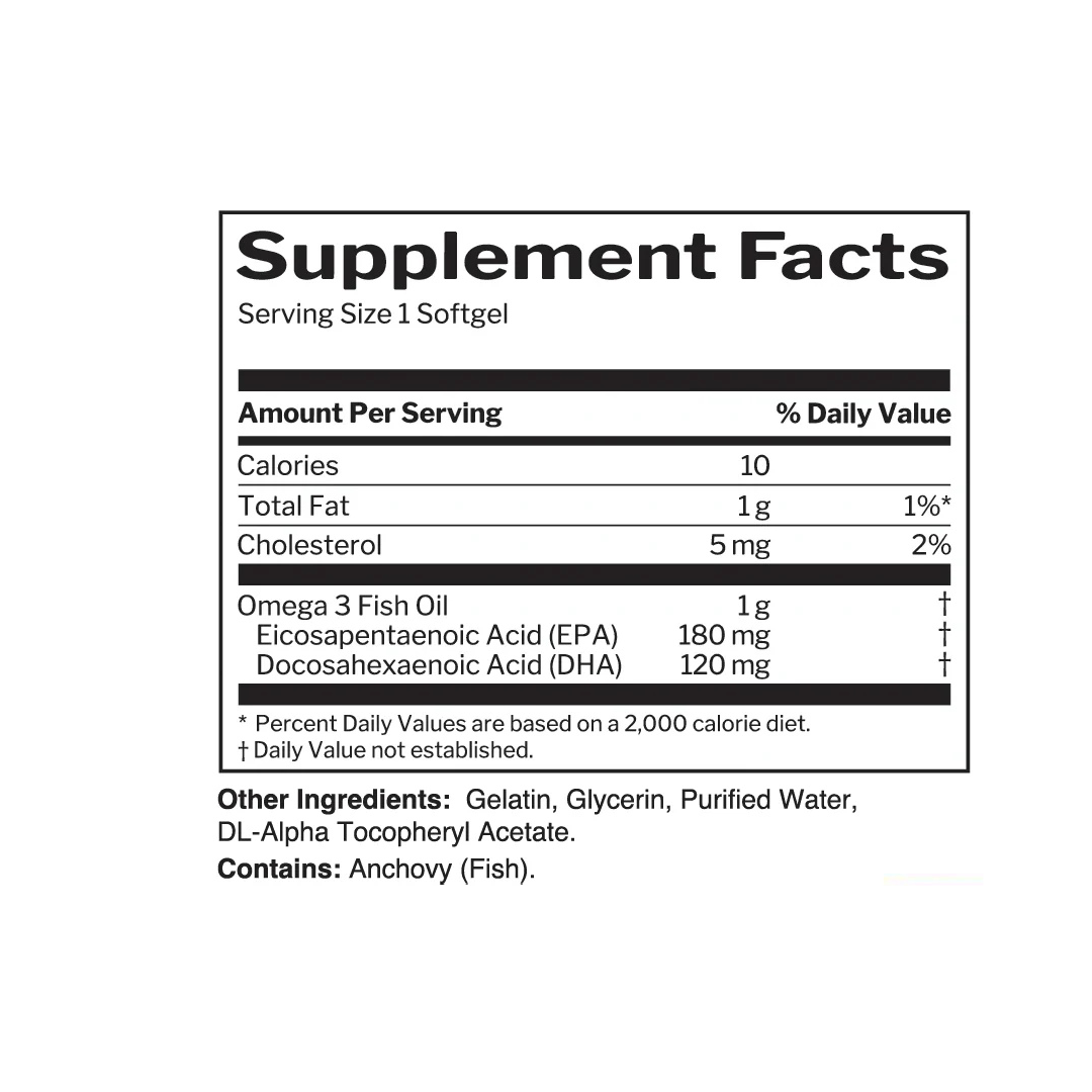 Rule 1 Fish oil Omega 3 | 100 SoftGels| Improve your Intelligence,  Stress Relieved || FISH OIL ||
