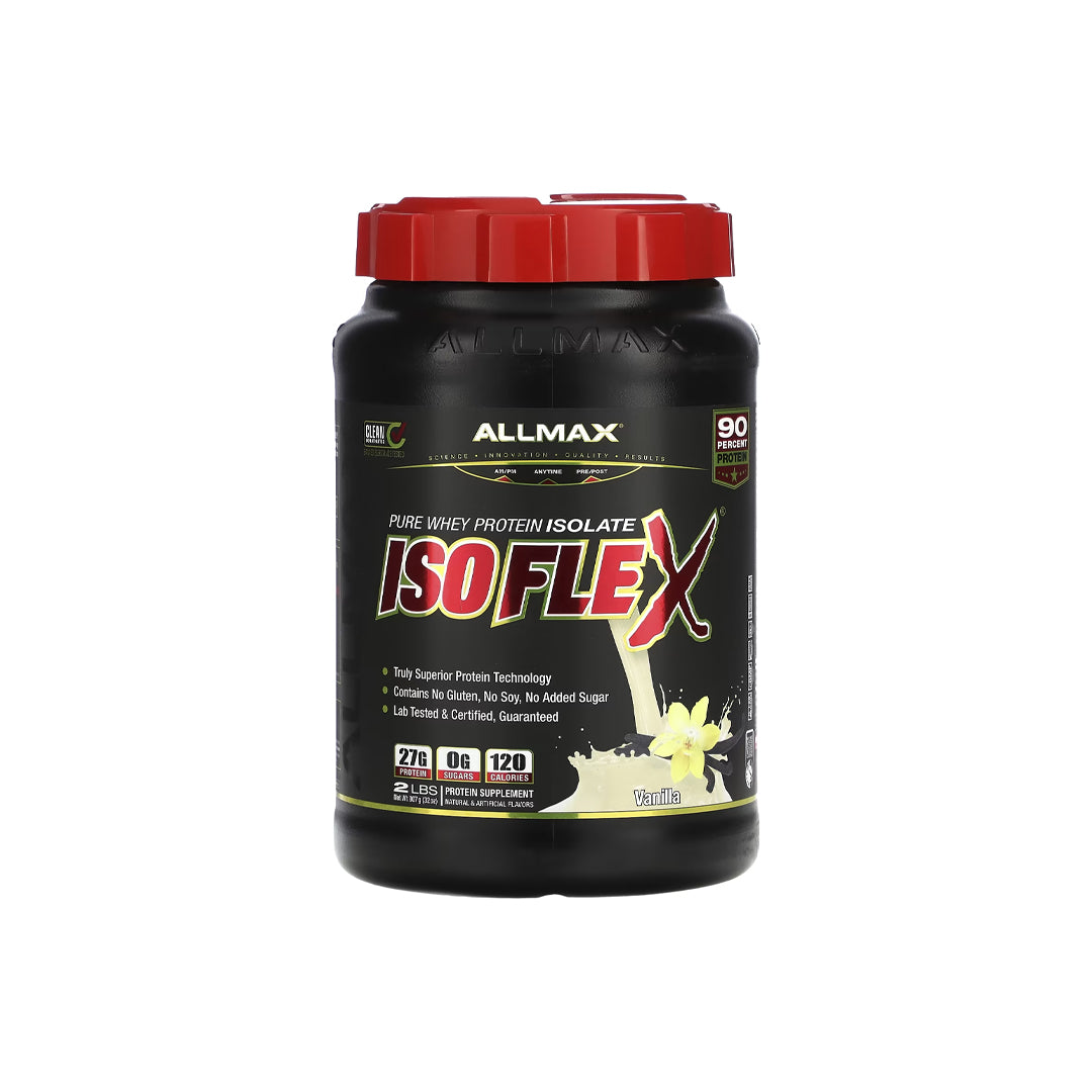 AllMax Nutrition Isoflex Pure Whey Protein Isolate - 2lbs