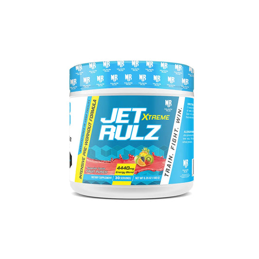 Muscle Rulz Jet Rulz Xtreme Pre Workout - Fruit Punch - 30 Servings