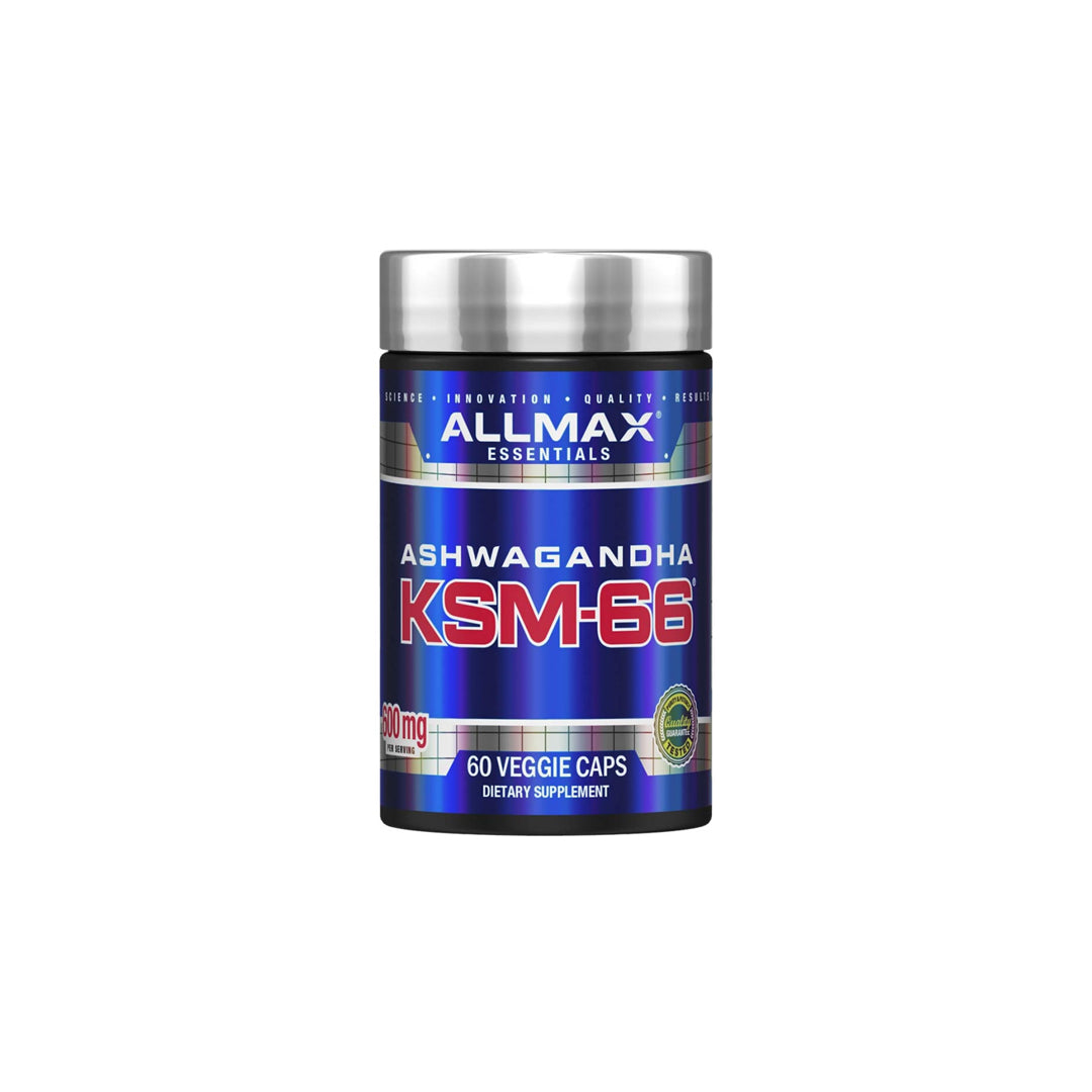 AllMax Nutrition Ashwagandha KSM-66 - 60 Veggie Capsules