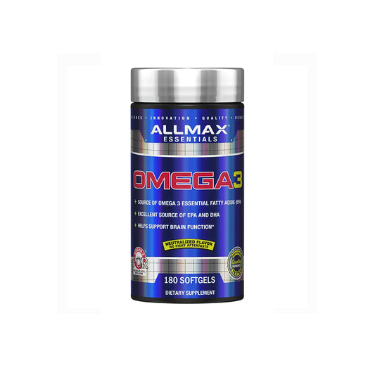 AllMax Nutrition Omega 3 Fish Oil Concentrate - 180 Softgels