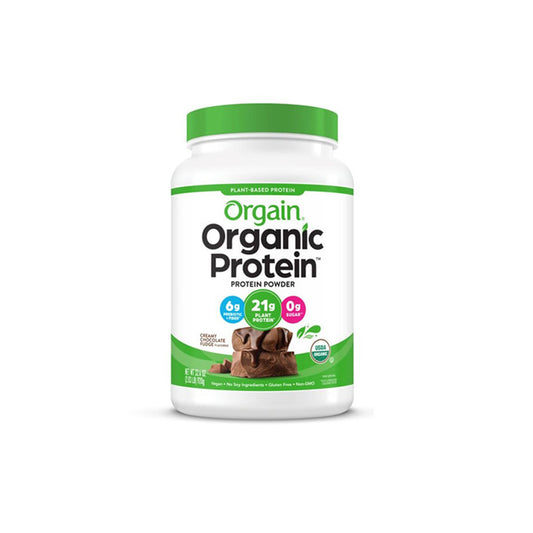 Orgain Organic Protein Powder Creamy Chocolate Fudge - Plant Based - 2.03lbs